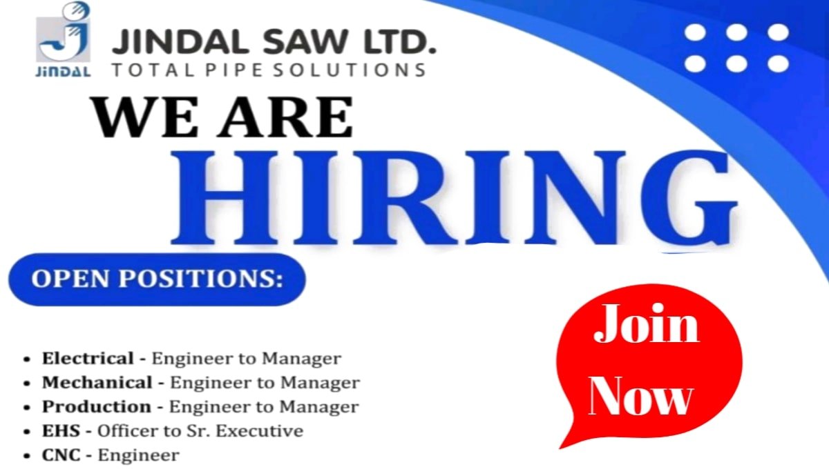 Jindal SAW Ltd Vacancy