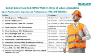 Suzlon Energy Limited Walk-In Drive