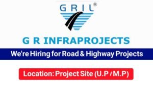 GR Infraprojects Job Vacancy