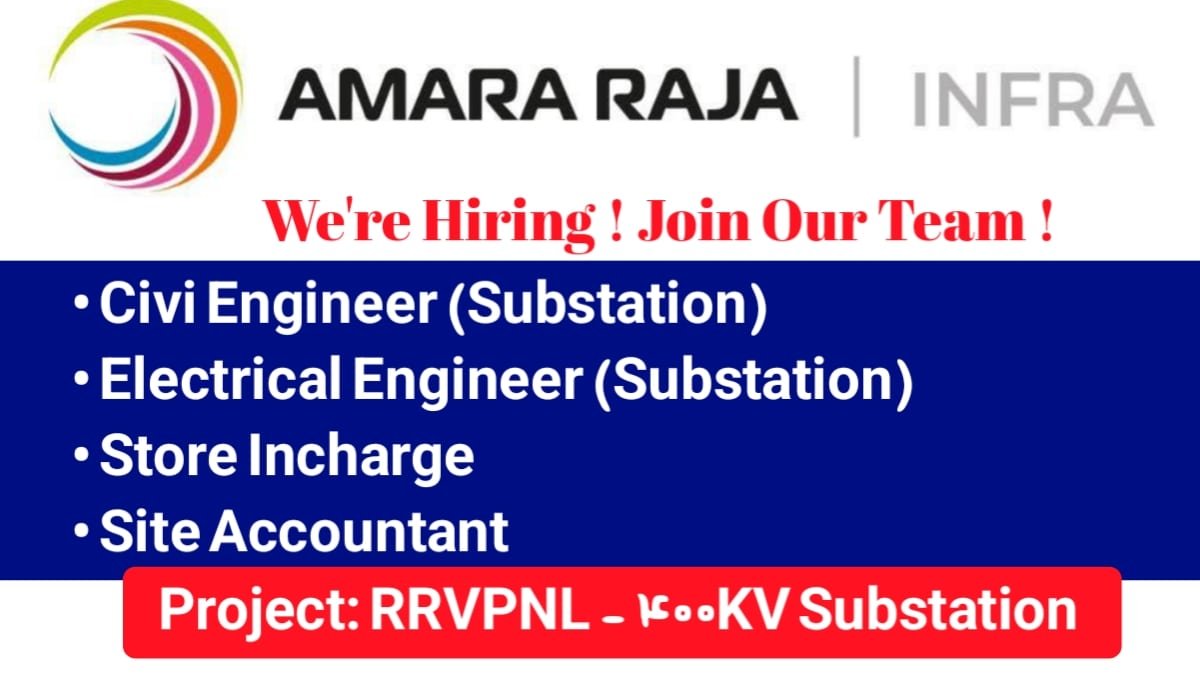 Amara Raja Infra Job Opportunity