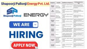 Shapoorji Pallonji Energy Pvt Ltd Hiring
