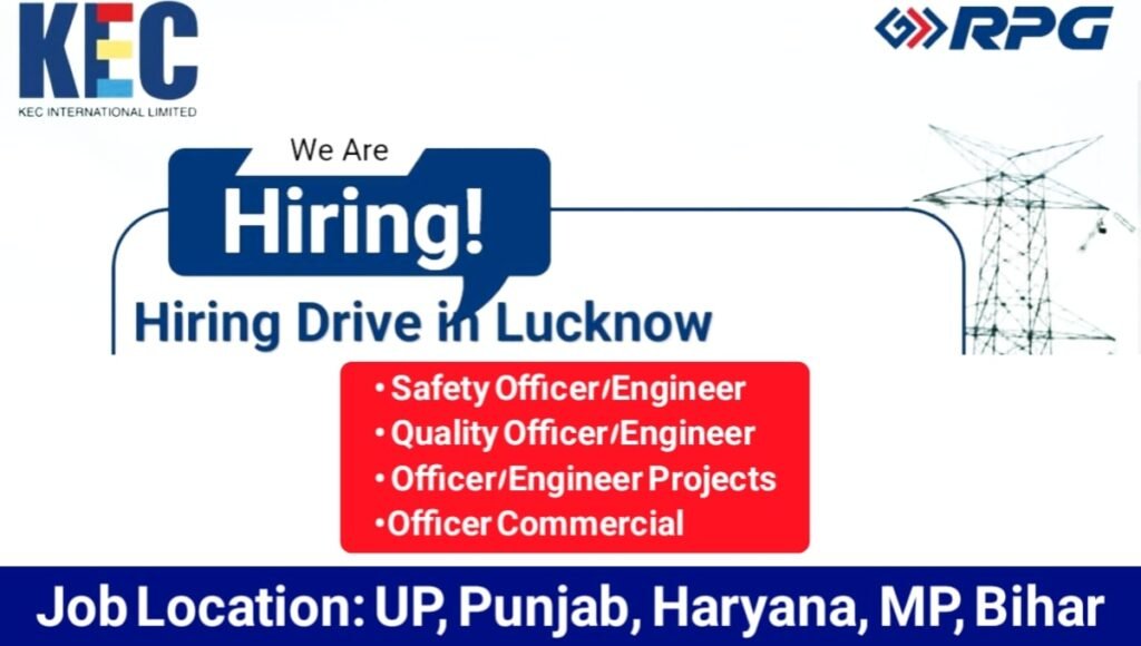KEC International Hiring Drive in Lucknow