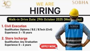 SOBHA Ltd Careers 2025