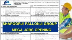 Shapoorji Pallonji Qatar Walk-in Interview Drive 2025