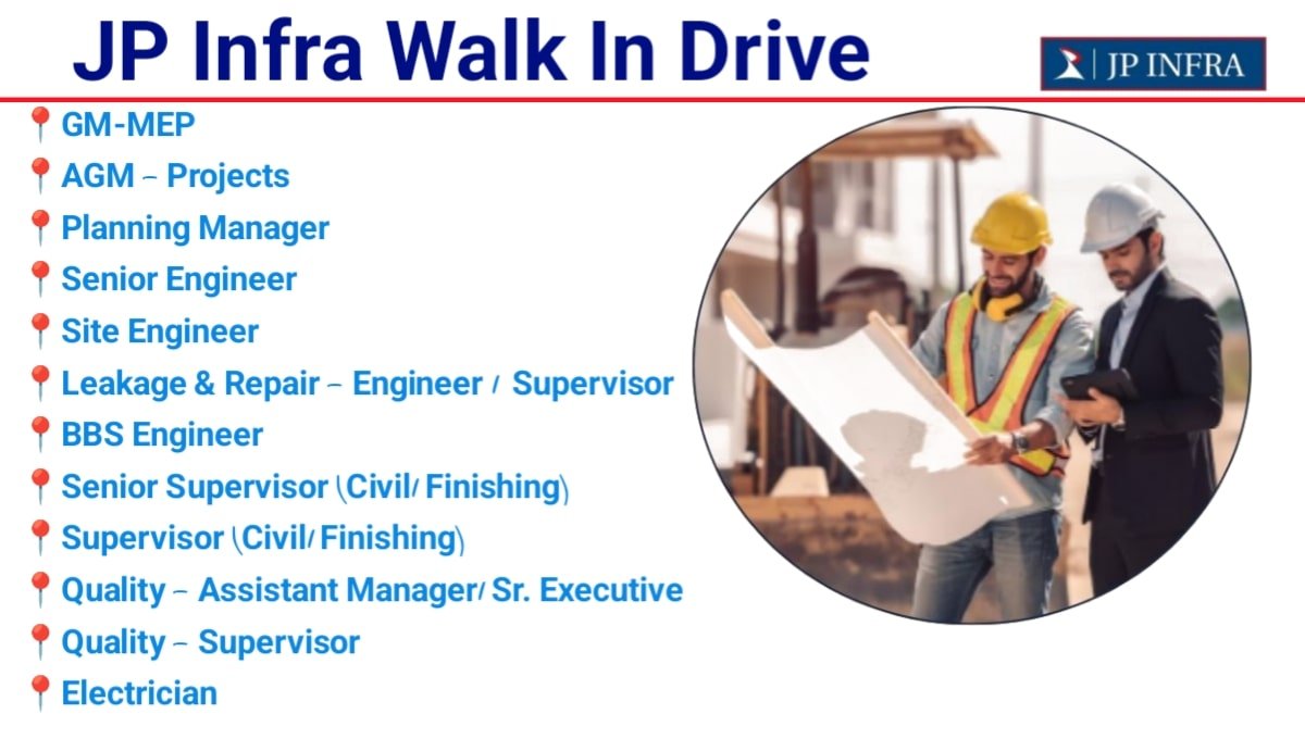 JP Infra Walk In Drive 2025