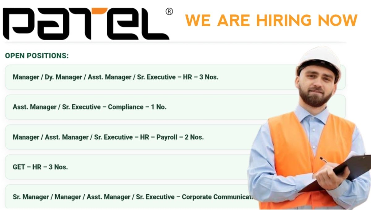 Patel Greentech Pvt Ltd Vacancy