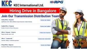 KEC International Hiring 2025