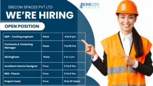 Erecon Spaces Pvt Ltd Vacancy