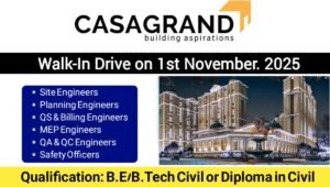 Casagrand Recruitment 2025
