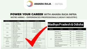 Amara Raja Infra Recruitment