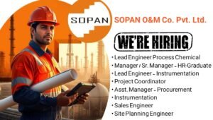 SOPAN O&M Co. Pvt. Ltd. Urgent Hiring
