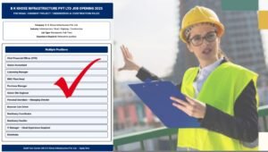 B K Khose Infrastructure Pvt Ltd Job Opening 2025