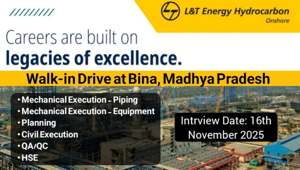 L&T Energy Hydrocarbon Walk-In Drive