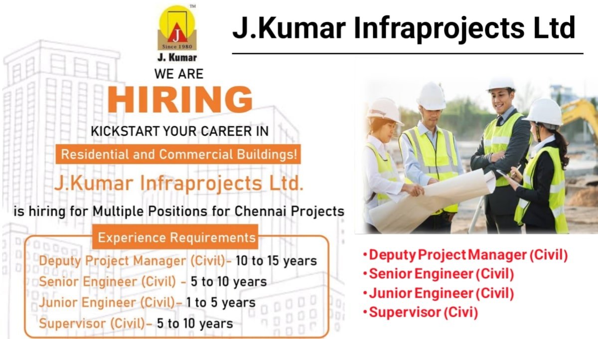 J.Kumar Infraprojects Ltd Job Opening 2025