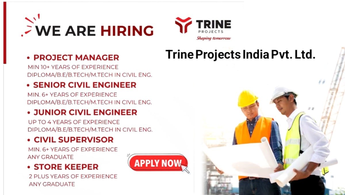 Trine Projects India Pvt Ltd Job Opening
