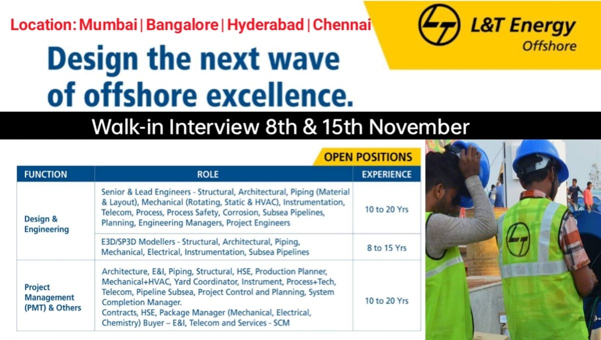 L&T Energy Recruitment Drive