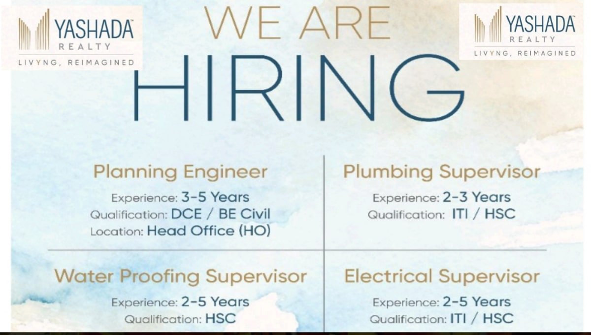 Yashada Realty Careers 2025