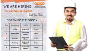 APCO Infratech Job Opening 2025