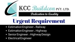 KCC Buildcon Pvt Ltd Careers