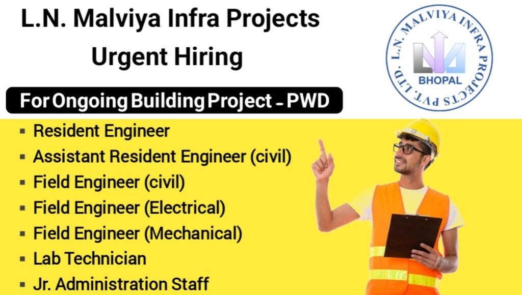 LN Malviya Infra Urgent Job Opening