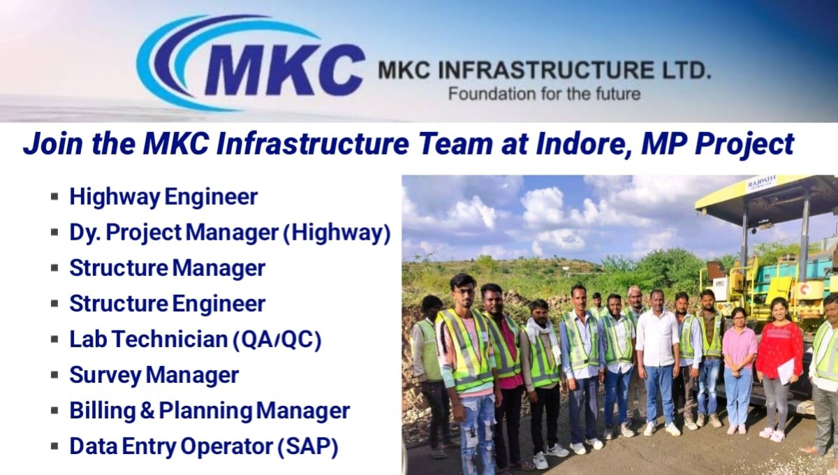 MKC Infrastructure Vacancy Indore