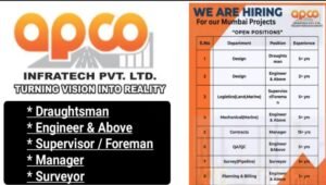 APCO Infratech Pvt Ltd Recruitment