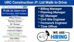 URC Construction Walk-In Drive 2025