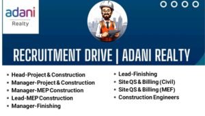 Adani Realty Hiring in Mumbai