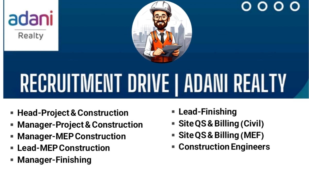 Adani Realty Hiring in Mumbai