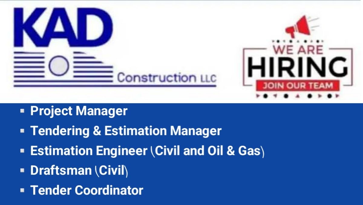 KAD Construction Job Opening