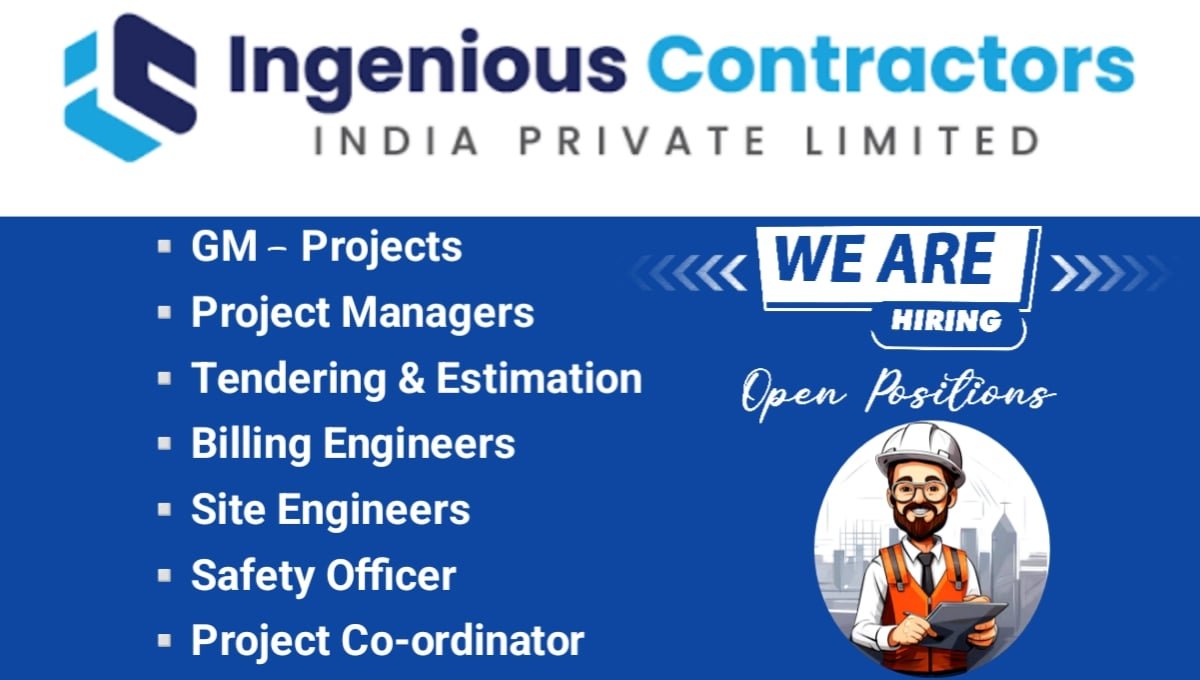 Ingenious Contractors India Pvt Ltd Careers