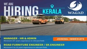 Wagad Infraprojects Urgent Hiring