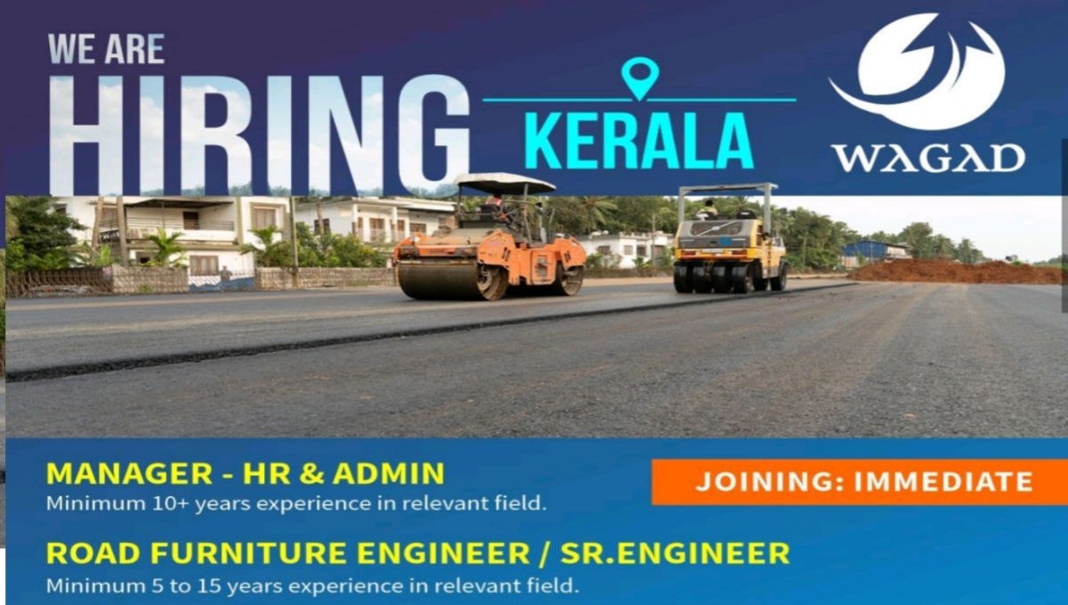 Wagad Infraprojects Urgent Hiring