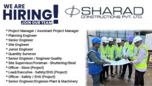 Sharad Constructions Job Opening 2025
