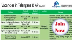 Shapoorji Pallonji Engineering & Construction Vacancies