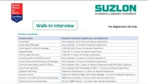 Suzlon Energy Walk In Drive at Indore