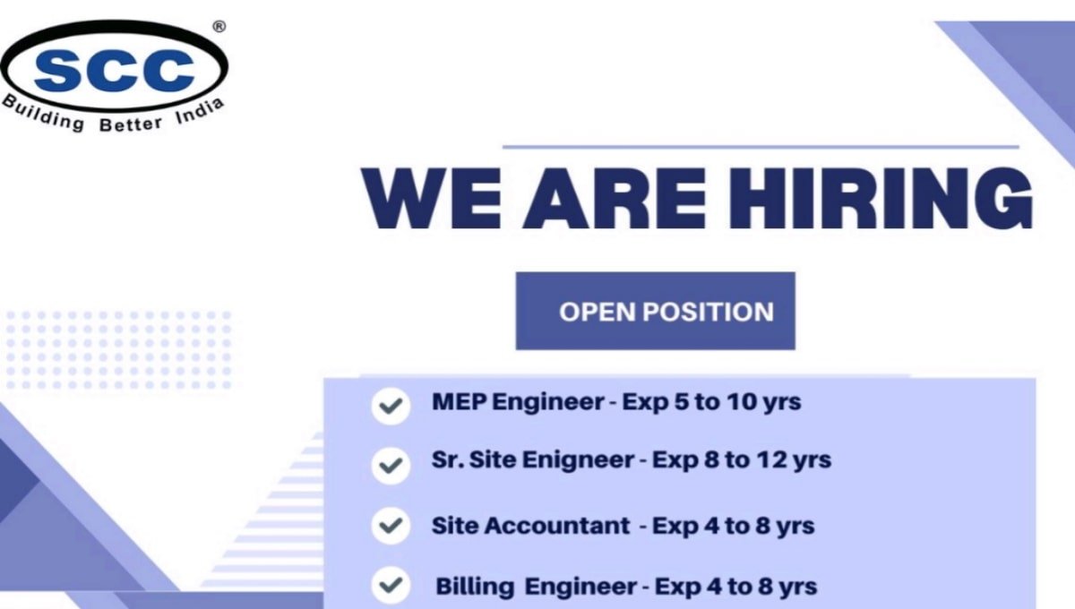 SCC Infrastructure Job Opening 2025