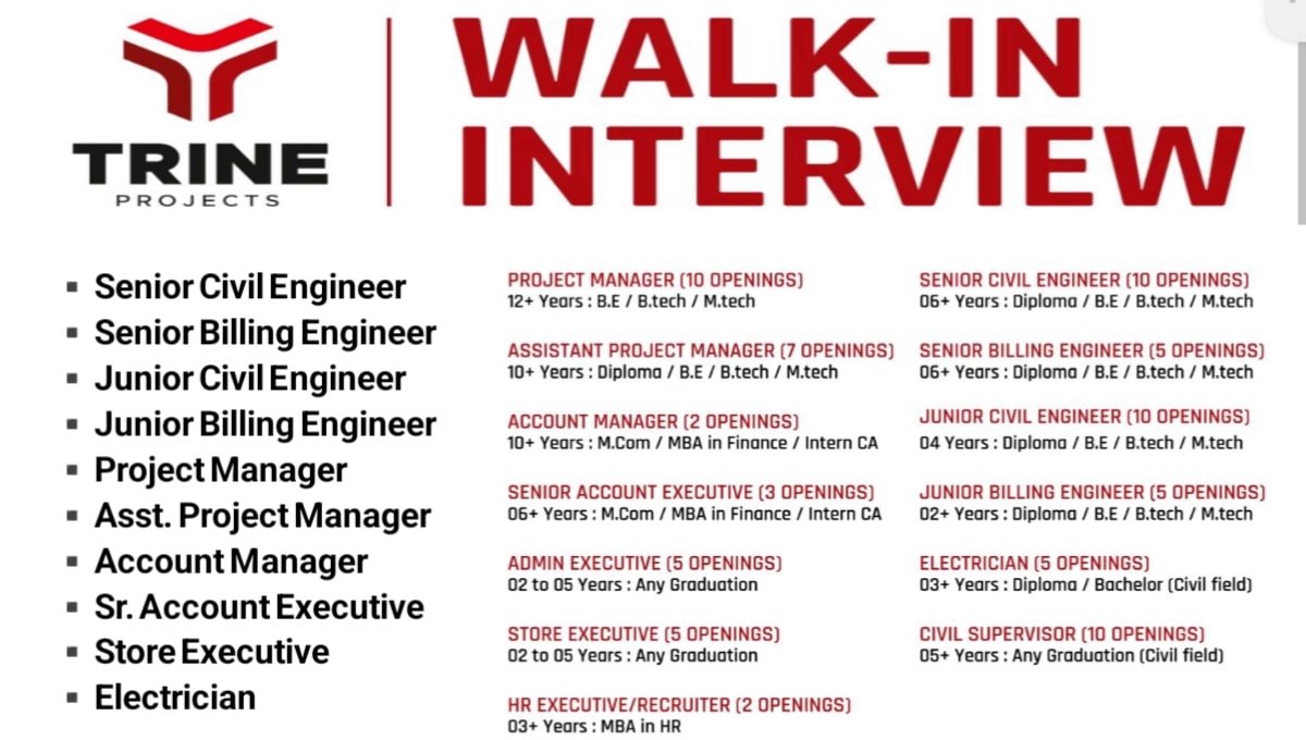 Trine Projects Walk In Interview 2025