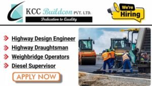 KCC Buildcon Pvt Ltd Urgent Requirement