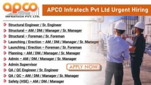 APCO Infratech Job Opening in Mumbai