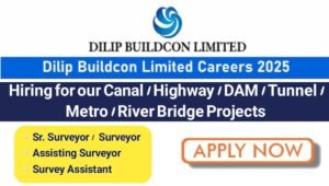 Dilip Buildcon Ltd Recruitment