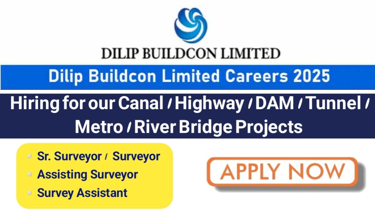 Dilip Buildcon Ltd Recruitment