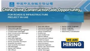 China State Construction Job Opportunity