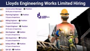 Lloyds Engineering Works Ltd Hiring