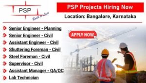 Job Vacancy - PSP Projects Ltd