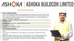Ashoka Buildcon Ltd Careers