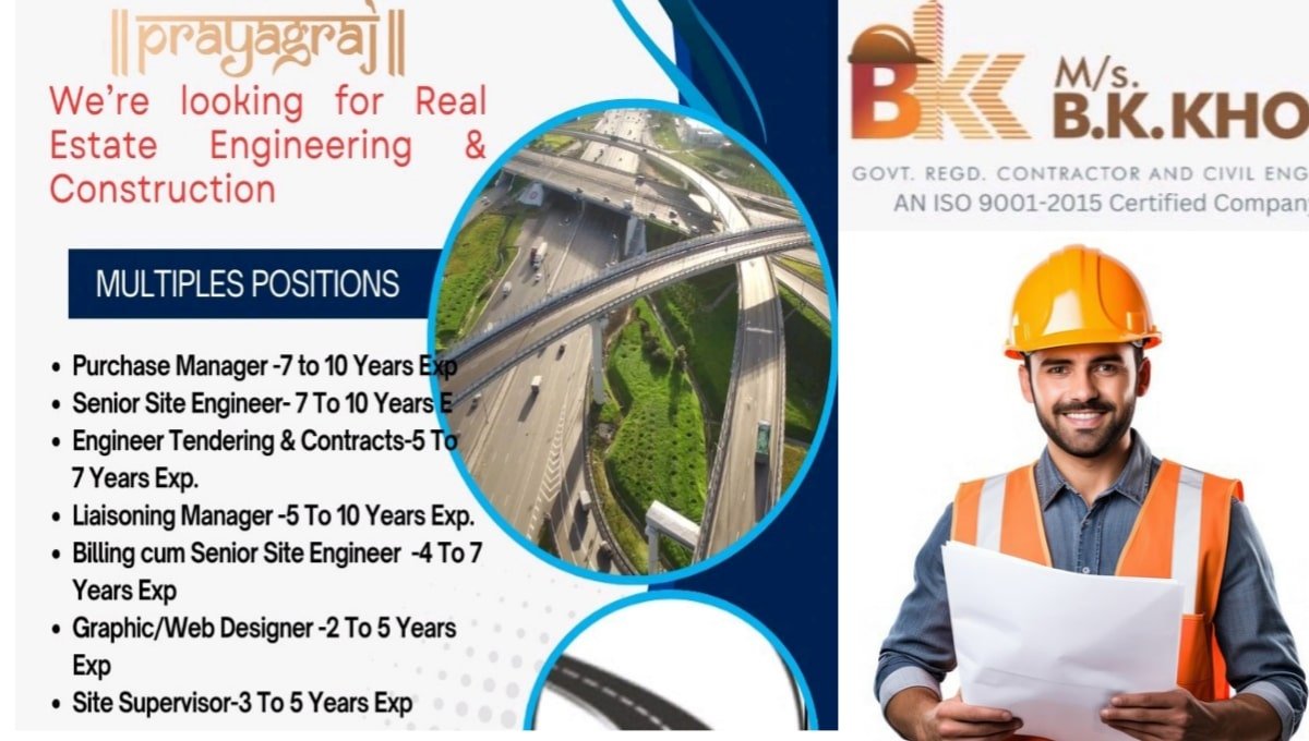 B.K. Khose Infrastructure Pvt Ltd Vacancy