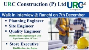 URC Construction Walk-In Interview