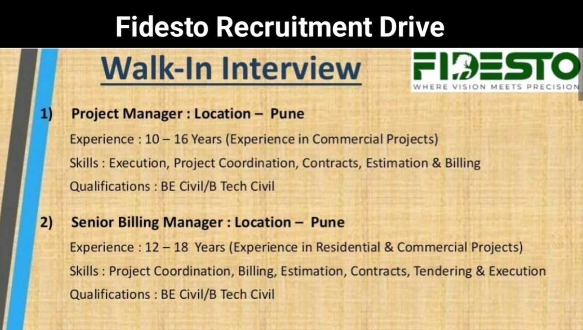 Fidesto Recruitment Drive 2025