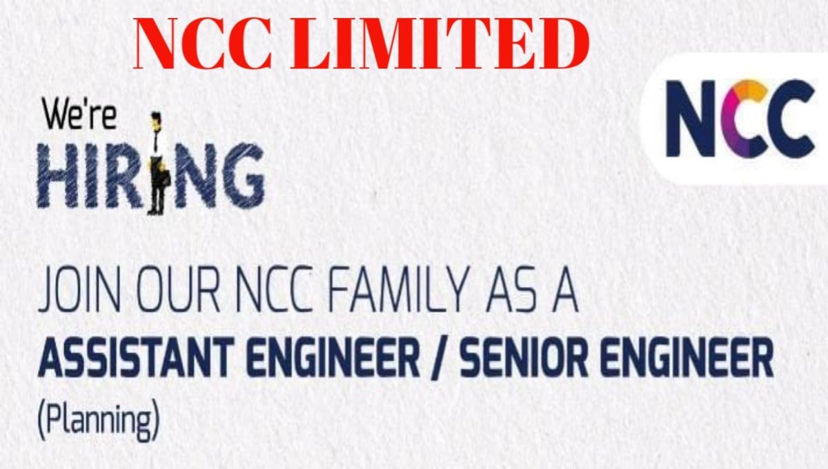 NCC Ltd Latest Jobs 2025
